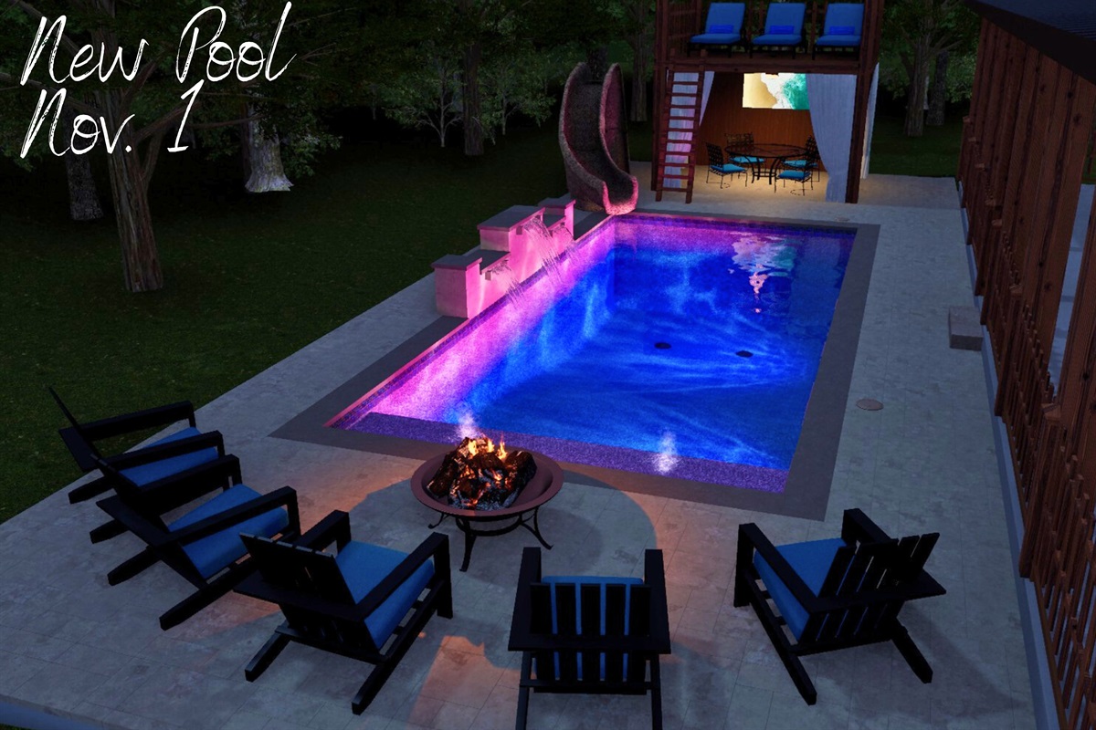 Poolside nights just got better. Swim under the lights, then gather ‘round the firepit for the ultimate evening. New pool Nov. 1!