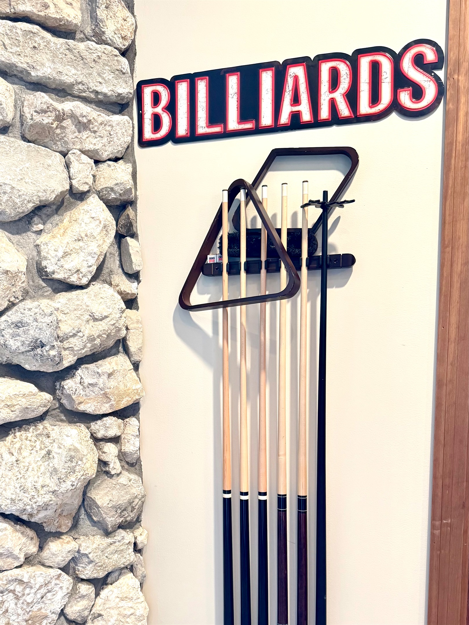 Play 9 ball or billiards