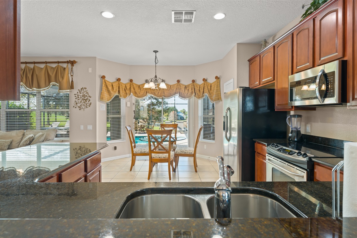 Fully Stocked Kitchen