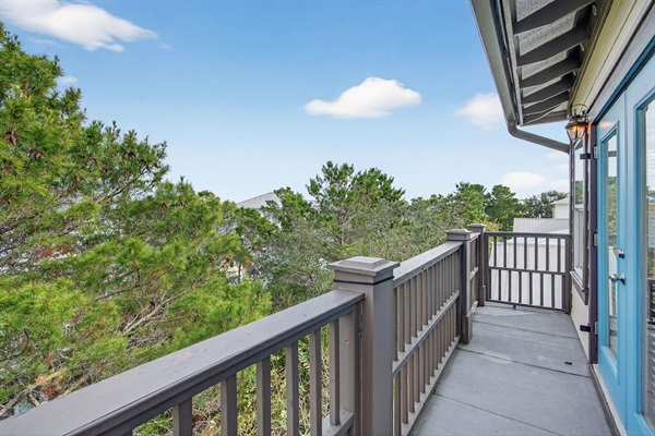 View from bunk room balcony