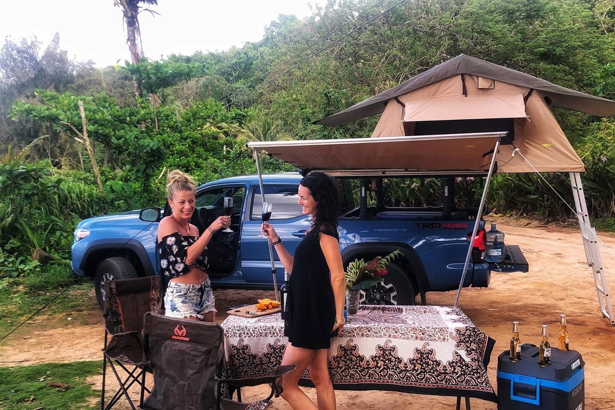 Camp & Drive TRD w/TENT Kauai Rooftop Campers