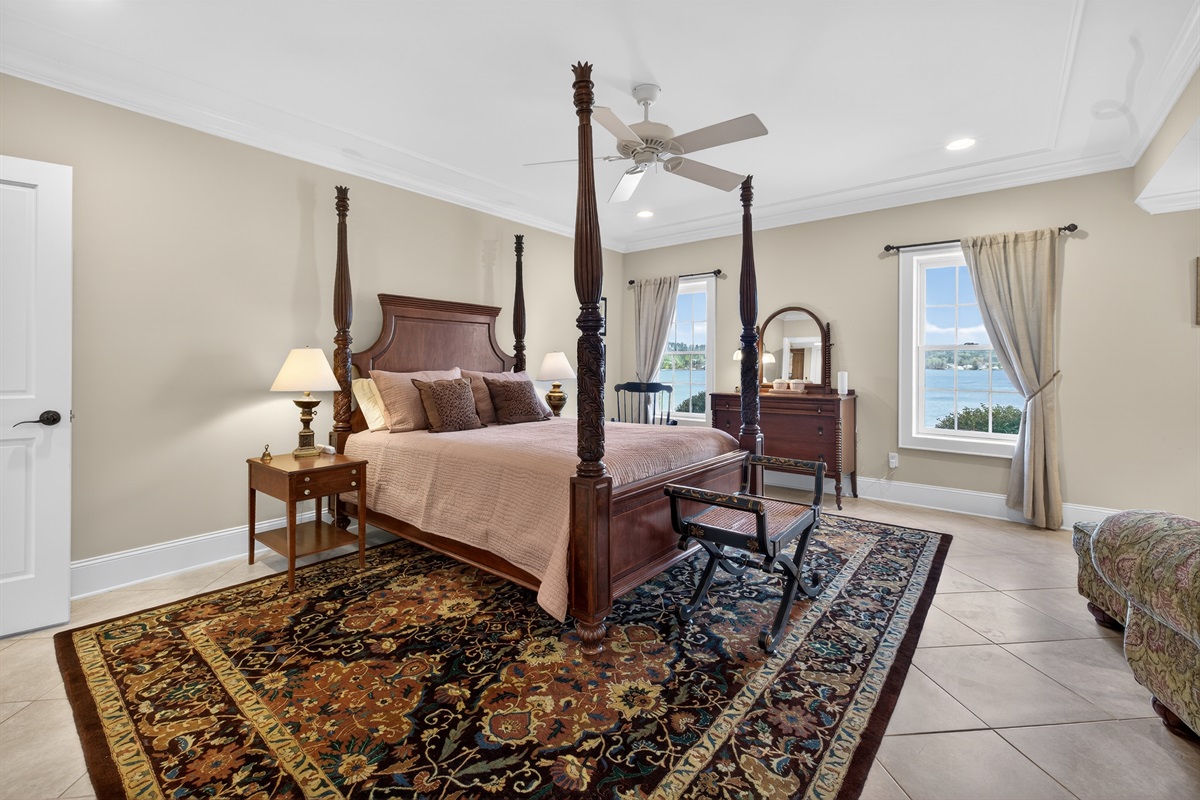 4th Bedroom Looks out to lake