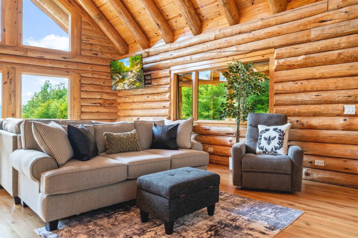 Comfort meets charm in this welcoming living area.