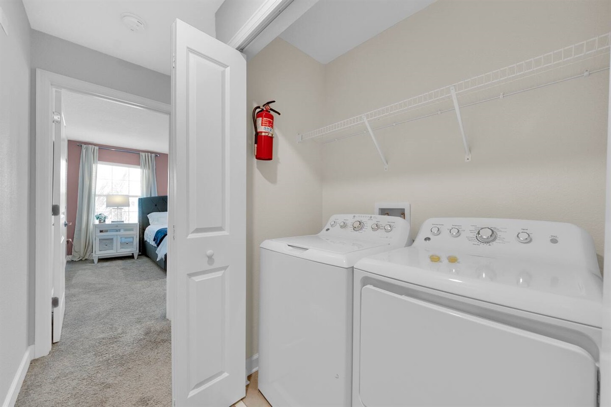 Full size washer and dryer