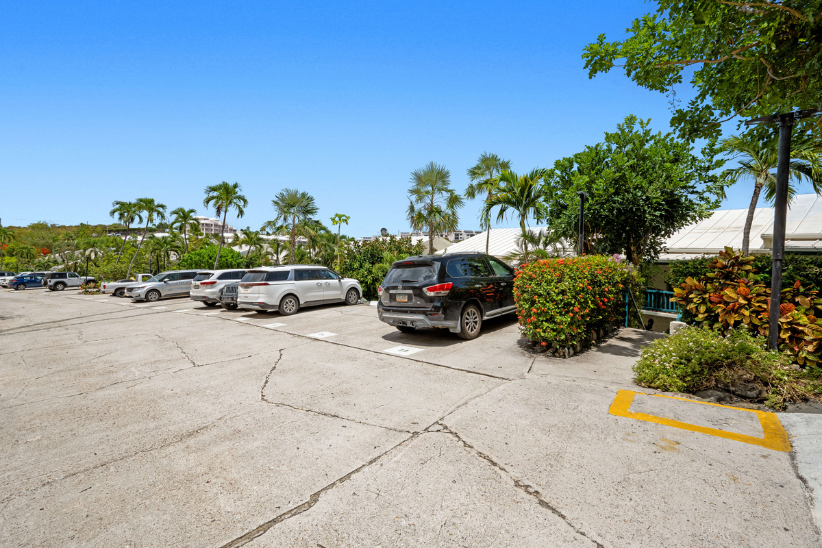 Enjoy the convenience of dedicated parking just steps from the condo.