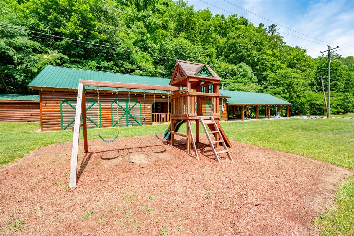 A safe and sunny spot for the little ones to burn off energy