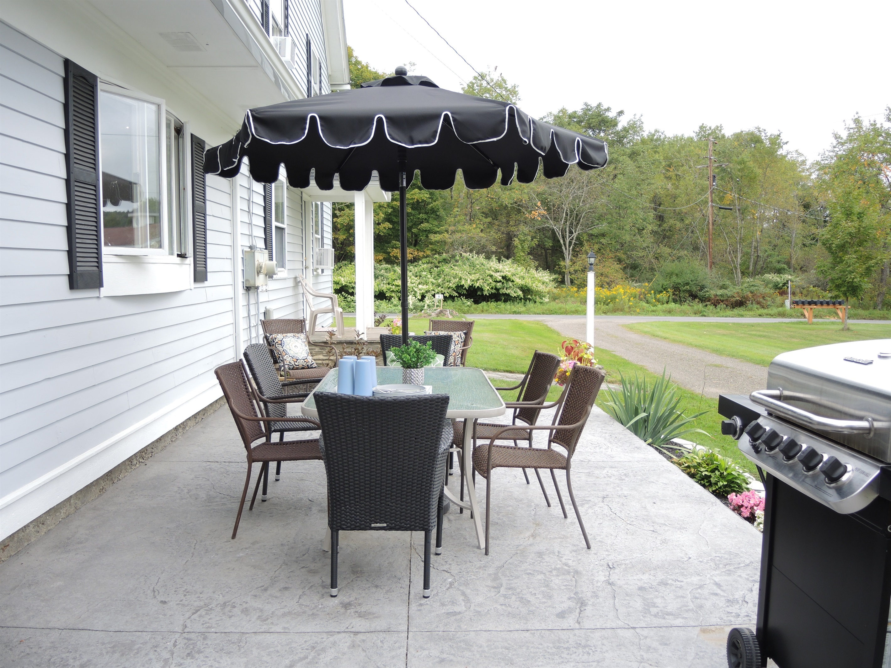 Outside dining