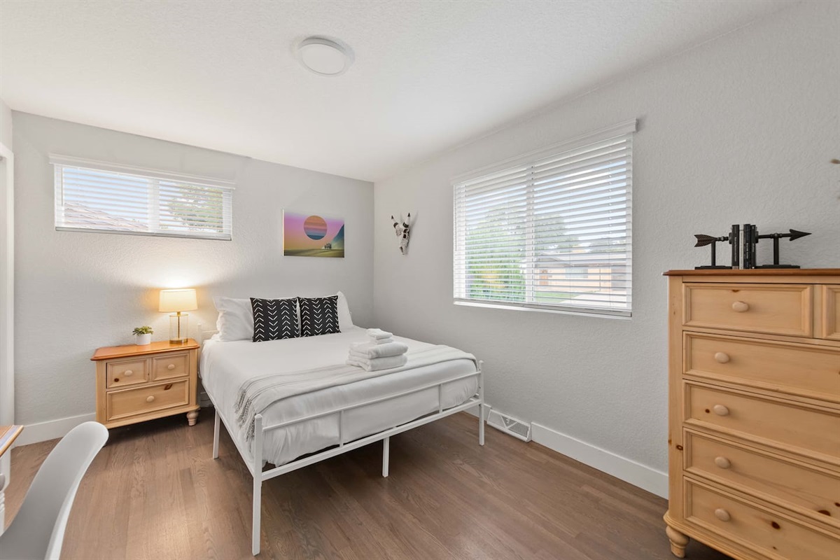 Ultra plush beds and linens and plenty of natural light