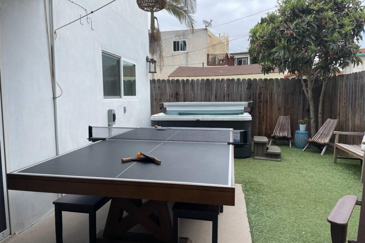 This is the dining table converted to Ping Pong / Table Tennis :)