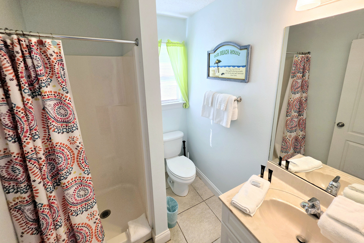 Bathroom with walk-in shower