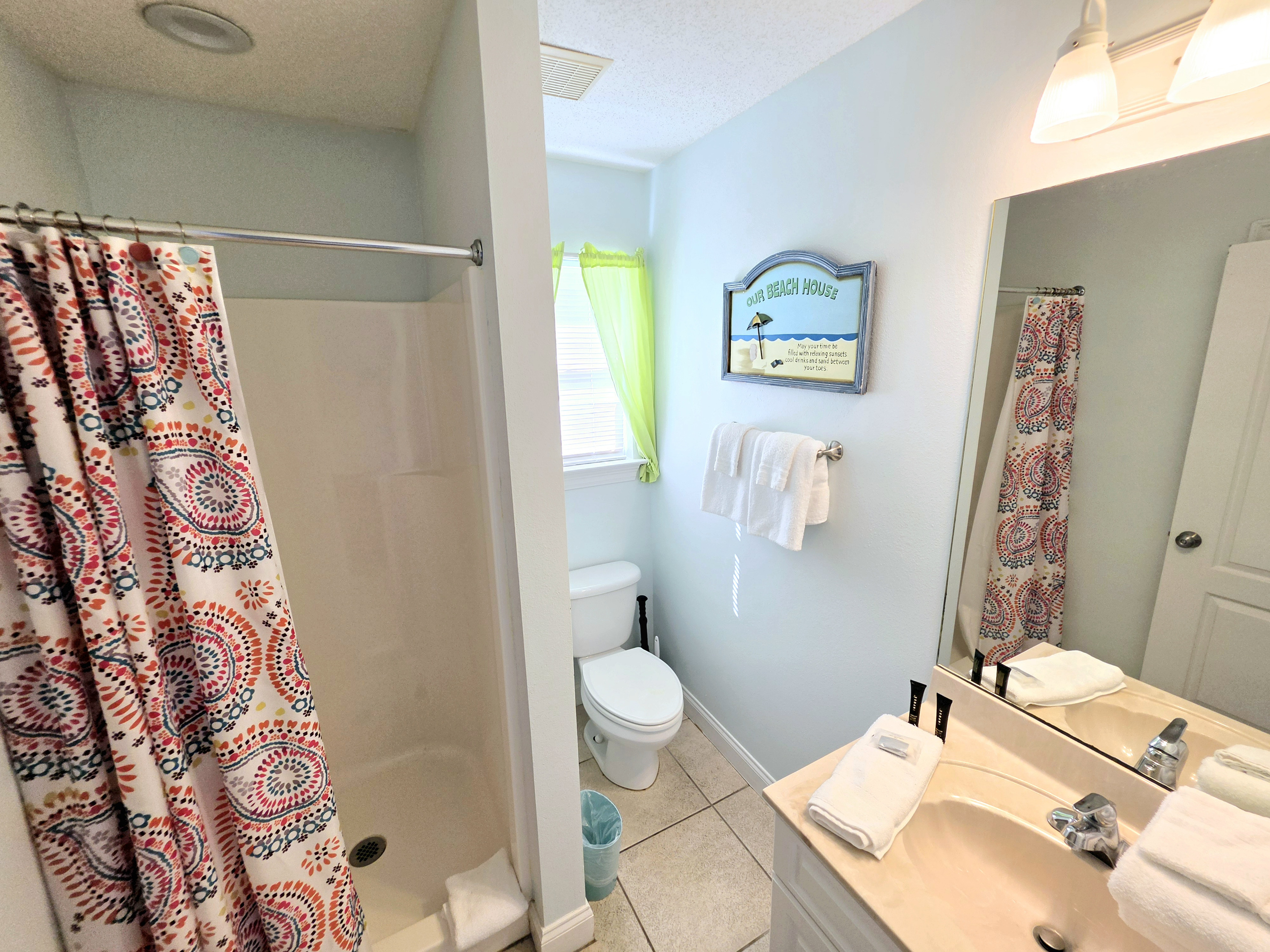 Bathroom with walk-in shower