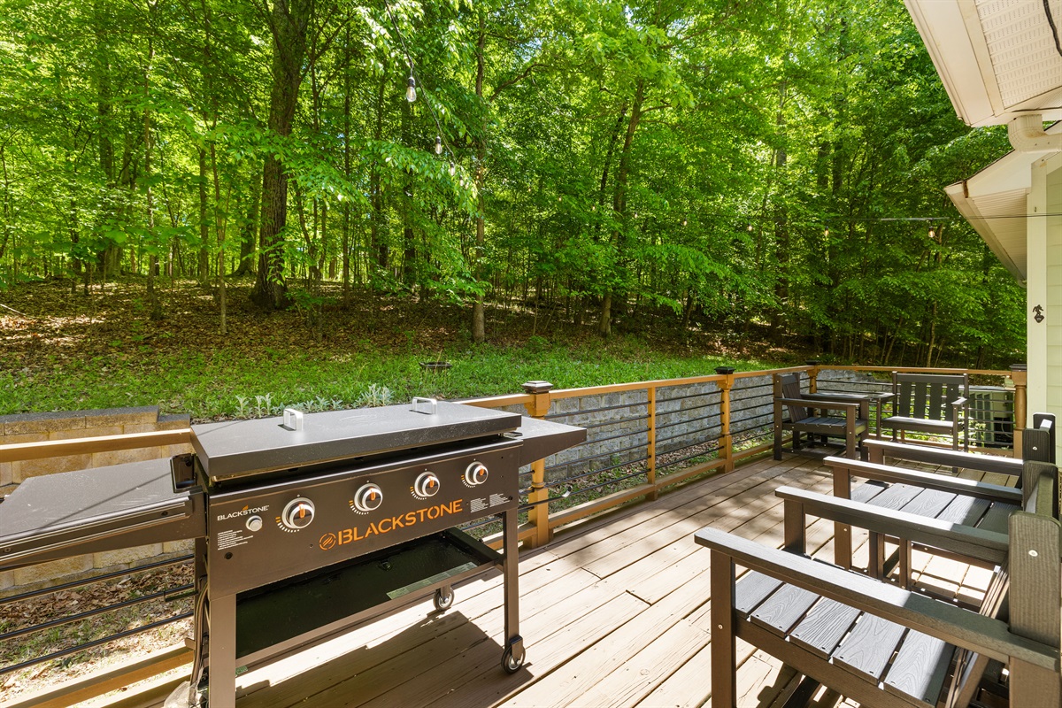 Get your grilling on on the 4 burner Blackstone griddle!