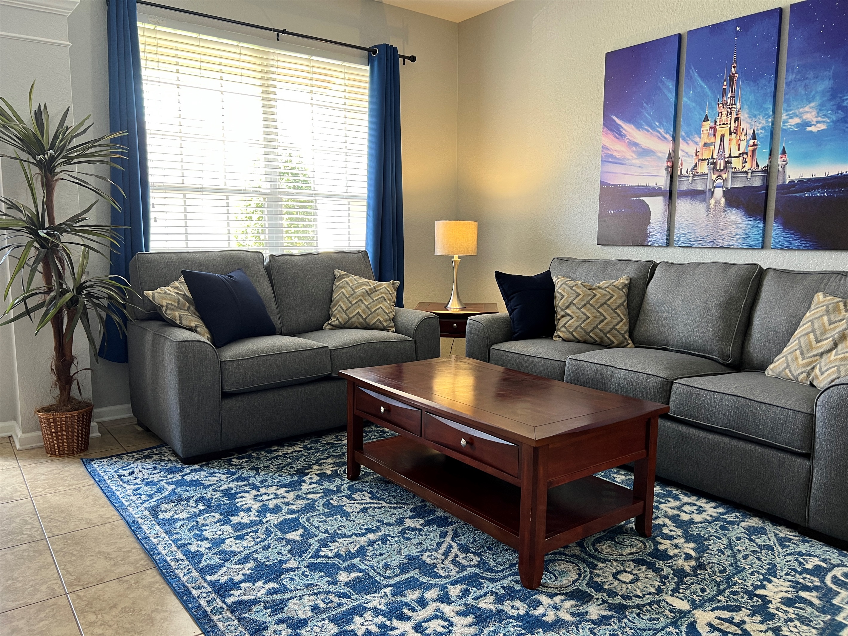 Updated Cozy Living Room