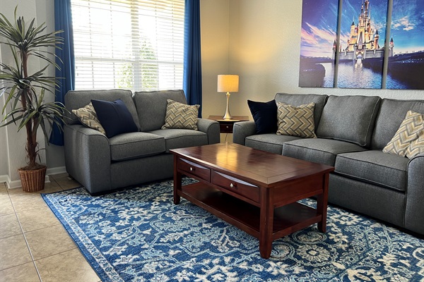 Updated Cozy Living Room