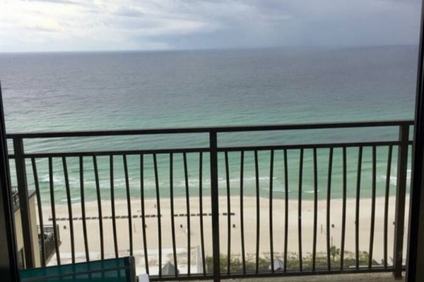 View from oversized balcony 