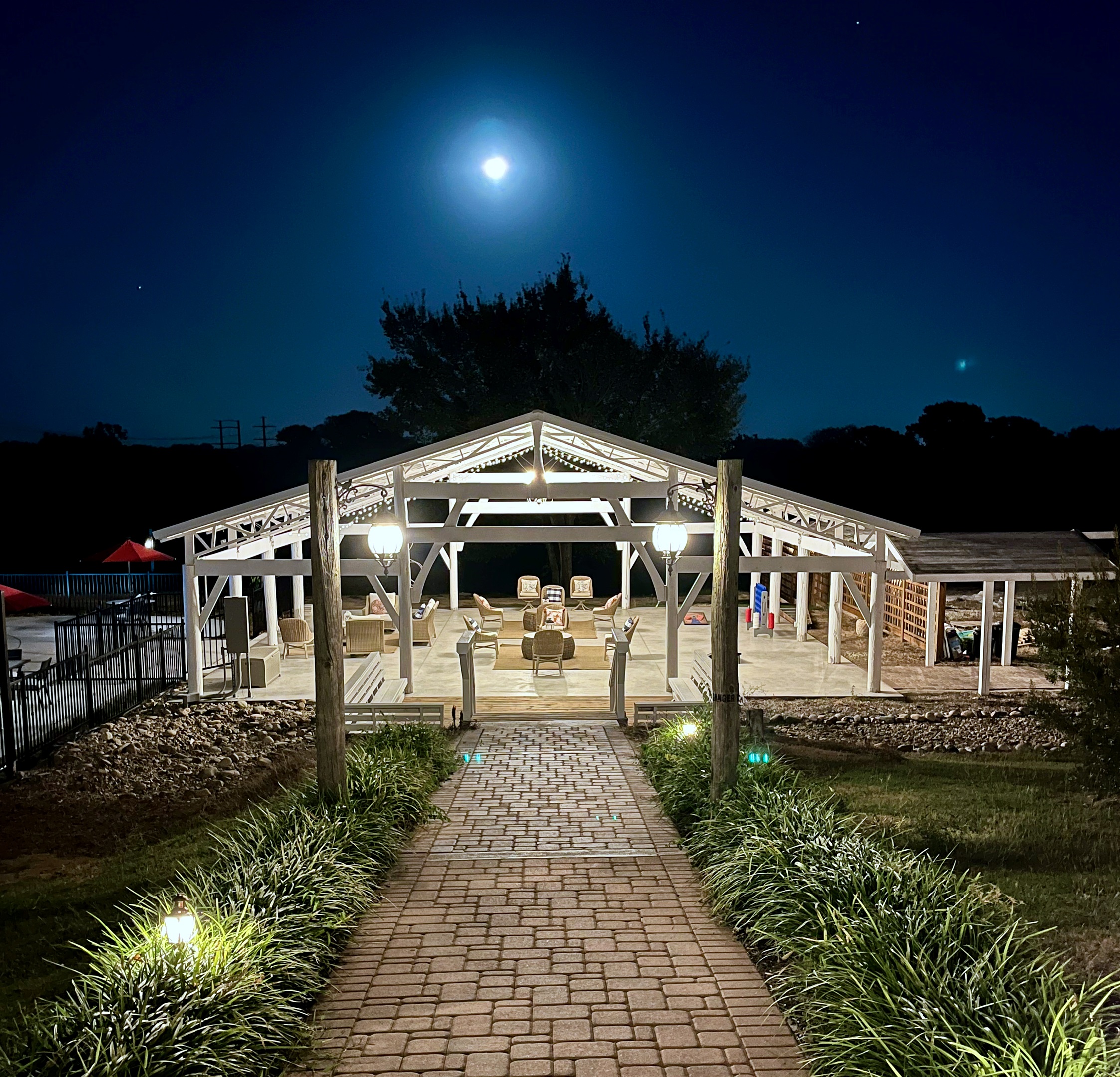 River Valley Place at night is pure country magic!