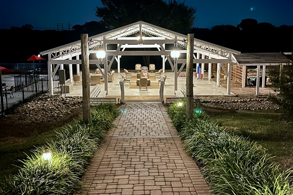 River Valley Place at night is pure country magic!