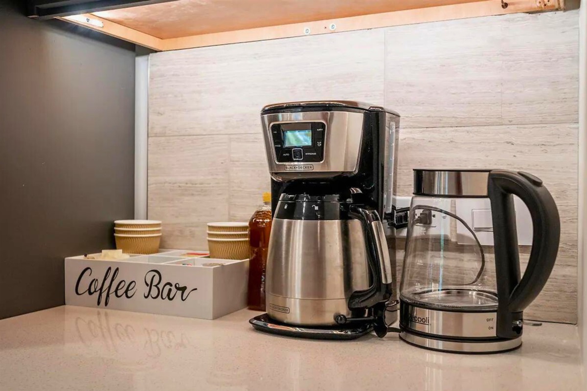 Complimentary Coffee Bar - The Perfect Spot to Start the Day!