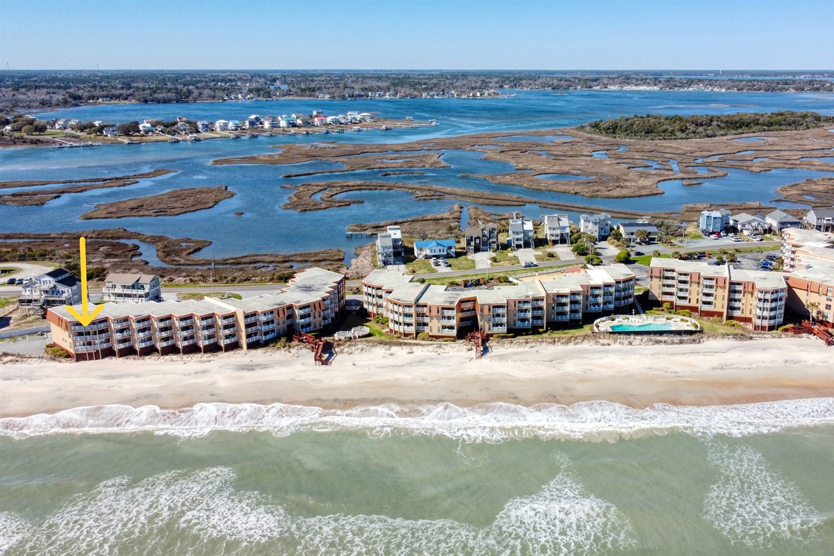 We are on the 3rd floor of Building #1, Topsail Dunes
