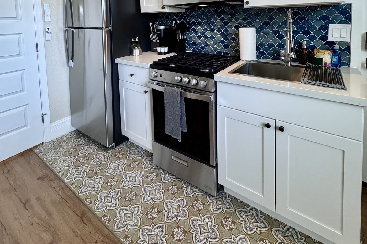 Enjoy the convenience of a private, fully equipped kitchen—perfect for whipping up a meal or a morning coffee.