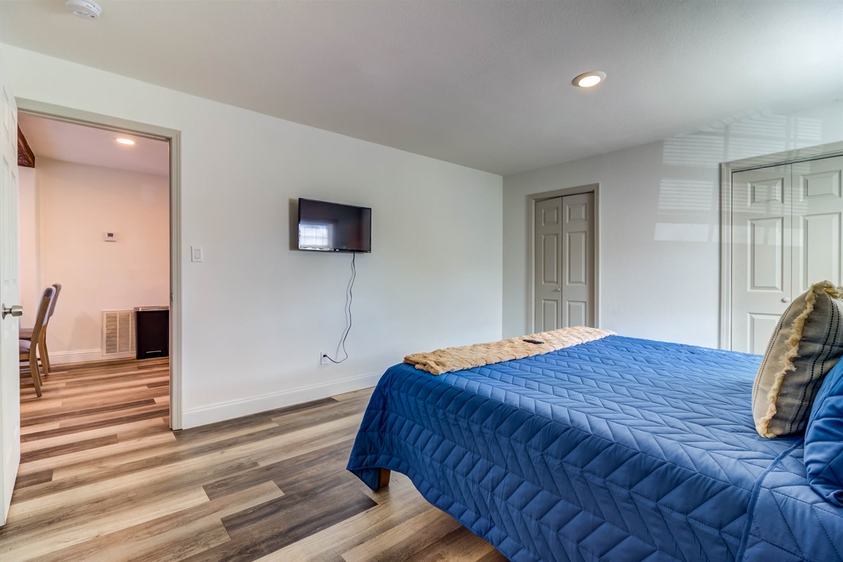 Master bedroom w/ double closets 