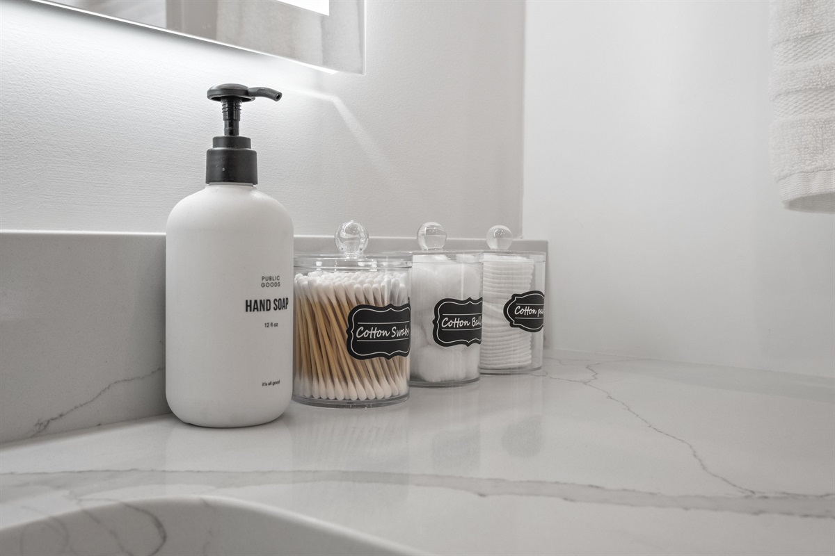 This home is fully stocked with towels, robes, toiletries and top quality amenities