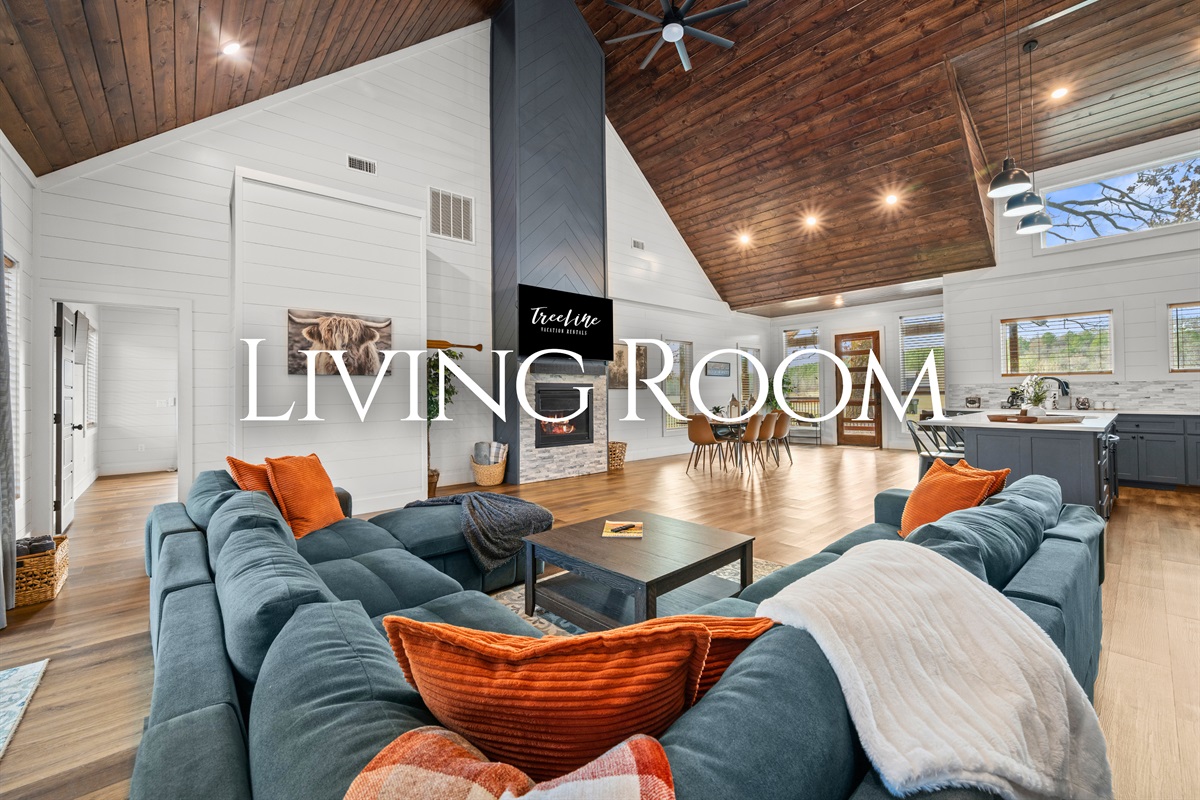 Sink into the cozy living room seating and enjoy a space that feels perfect for movie nights, relaxing mornings, and slow evenings inside.