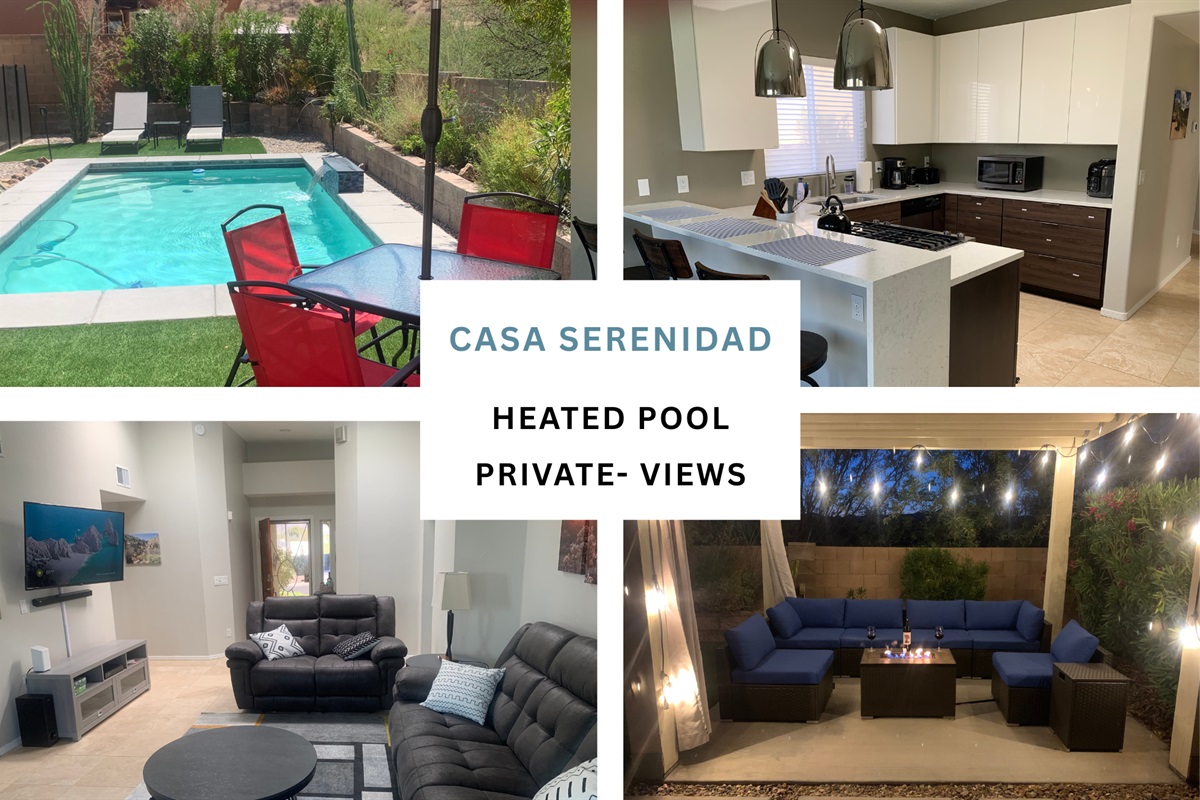 Whether your goal is to soak up the Arizona sunshine or simply unwind in peace, Casa Serenidad offers the perfect blend of comfort, fun, and desert beauty.
