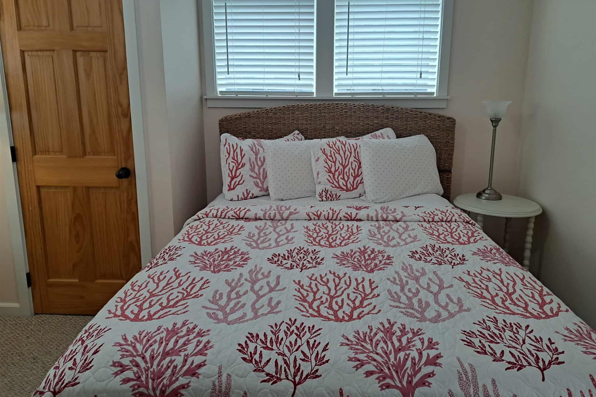 Luxury mattress with fresh, coastal-inspired linens.