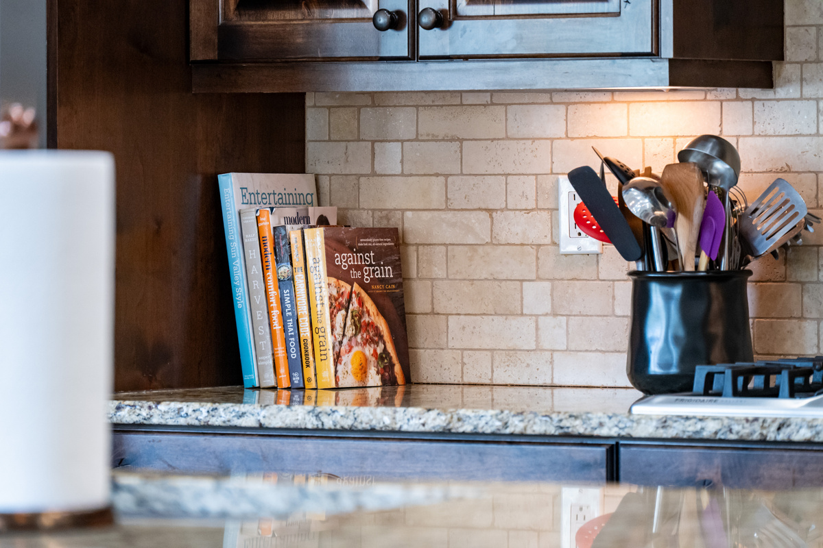 Cook with Ease – A fully stocked kitchen with quality utensils, cookware, and cookbooks makes preparing everything from snacks to family dinners simple and enjoyable.