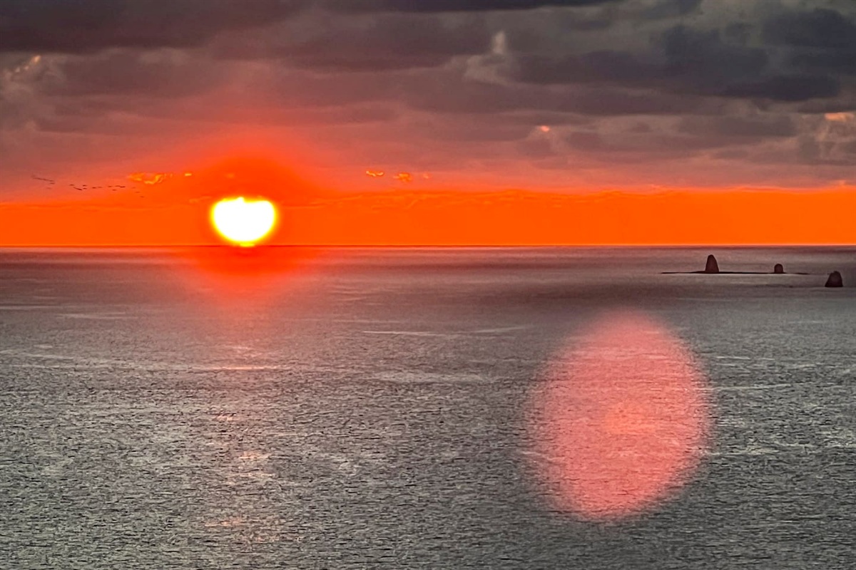 Sunset at Sentido Norte. Worth the trip but make reservations!