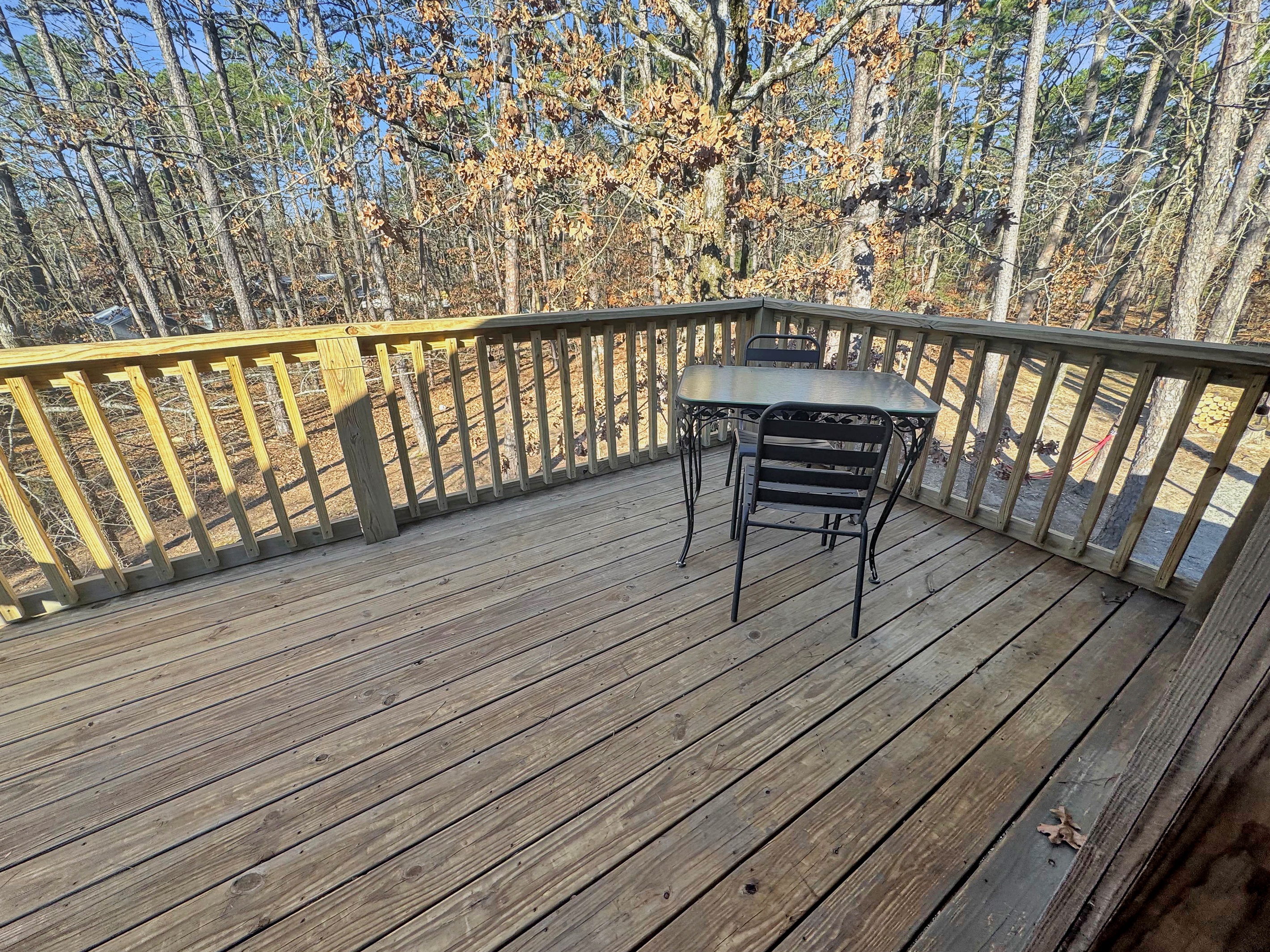 Find your zen on the upper balcony - where nature and tranquility meet.