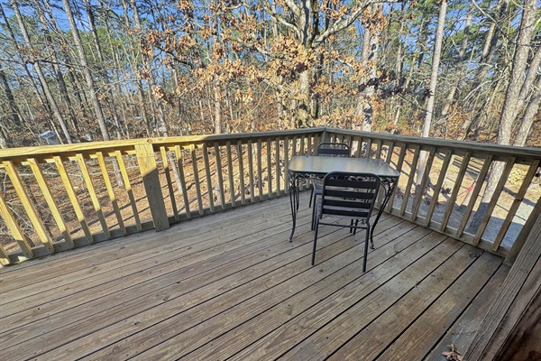 Find your zen on the upper balcony - where nature and tranquility meet.