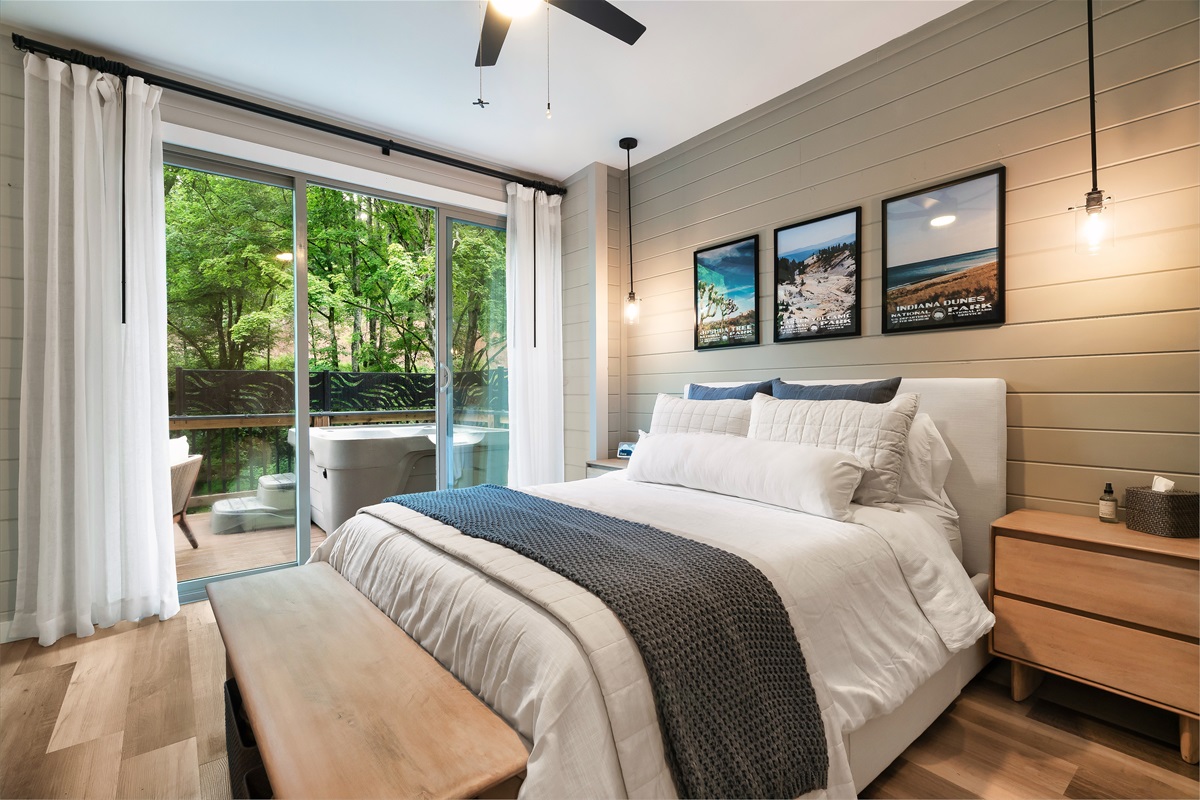 Bedroom with a view!