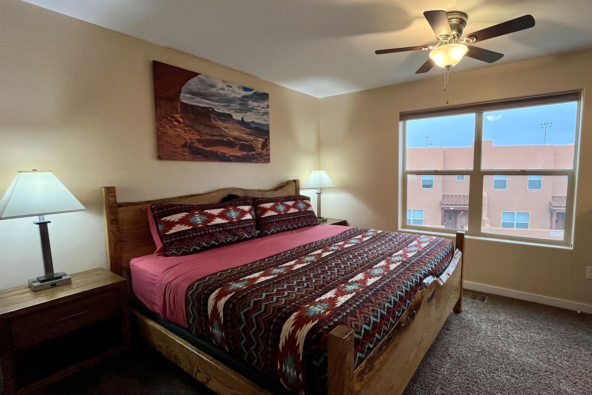 2nd King Suite with Custom Live Edge Bed