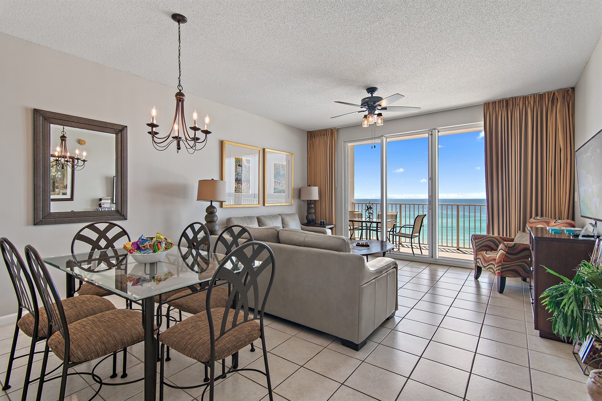 Open Living Space and Gulf View Dining!