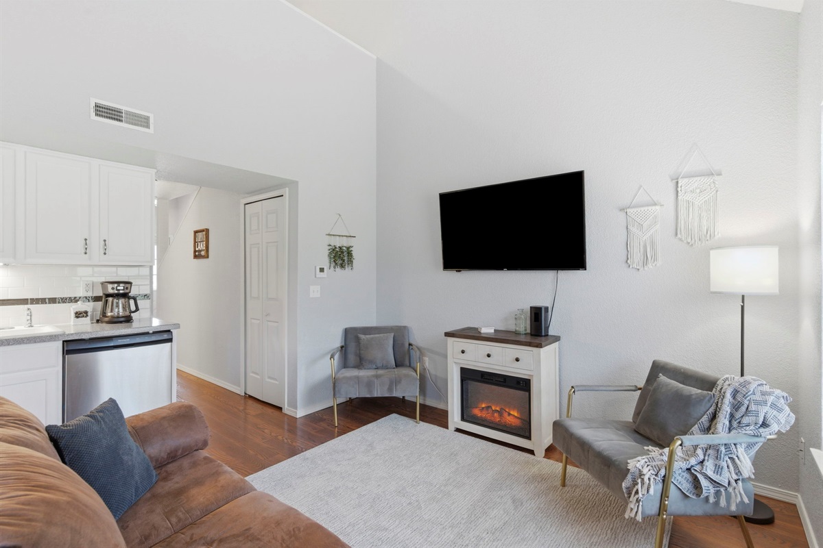 The perfect spot to relax and catch up on your favorite series.