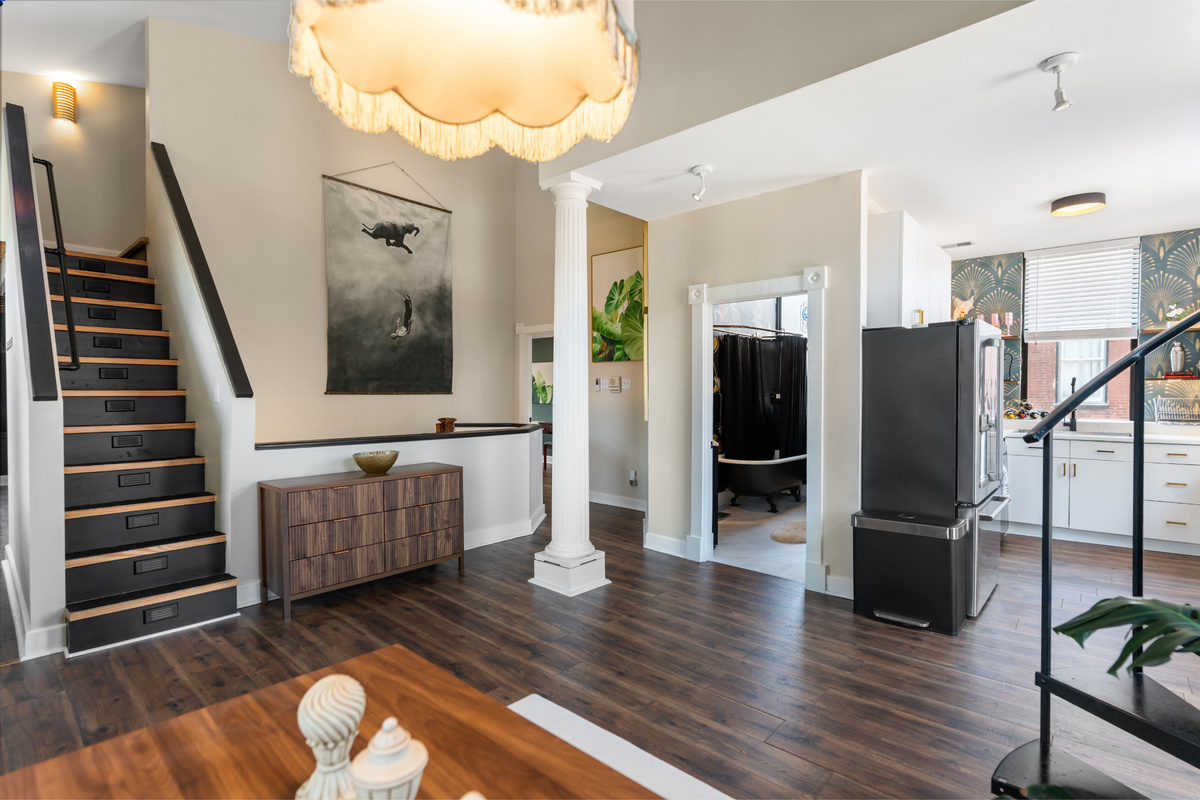 Old meets new throughout this beautifully restored 1893 home.