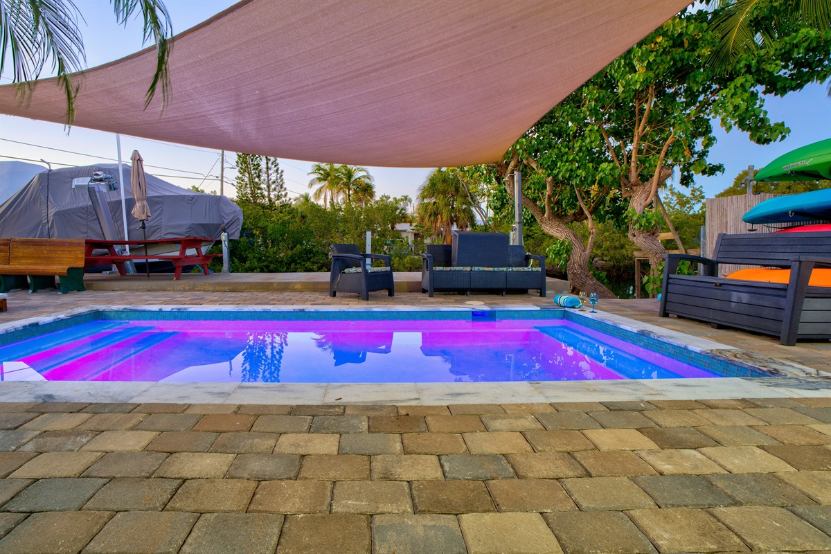 Your view out the back of the third and fourth bedrooms.