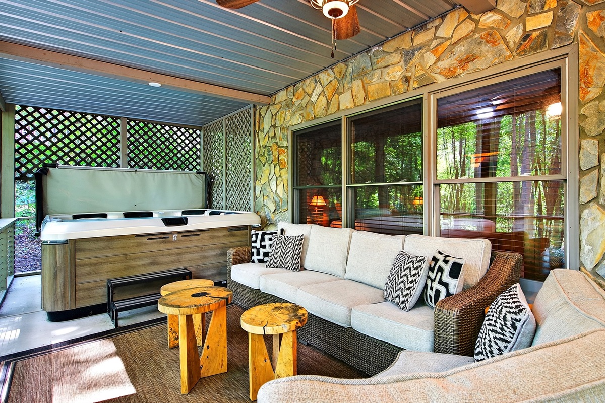 Enjoy some family time on the deck