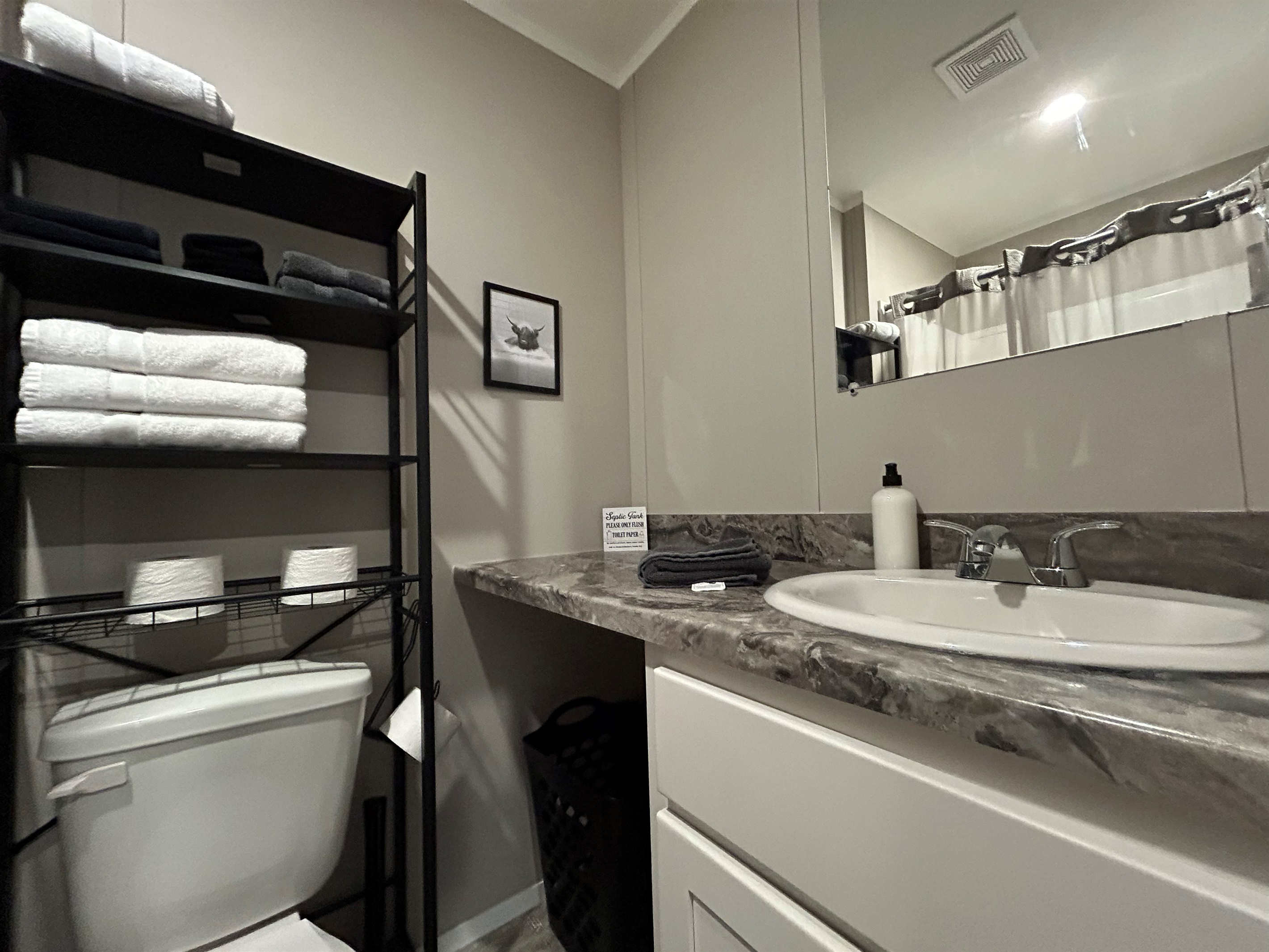 Bathroom 1 with stand up shower