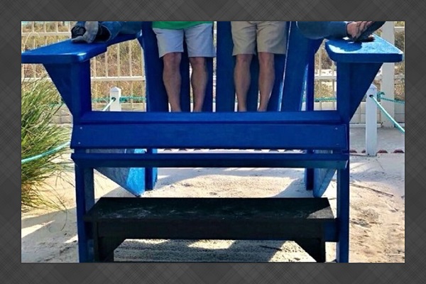 Come take your picture in our Big Chair!!