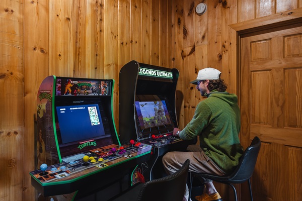 Arcade fun for all ages with 300+ classic games to enjoy throughout your stay.