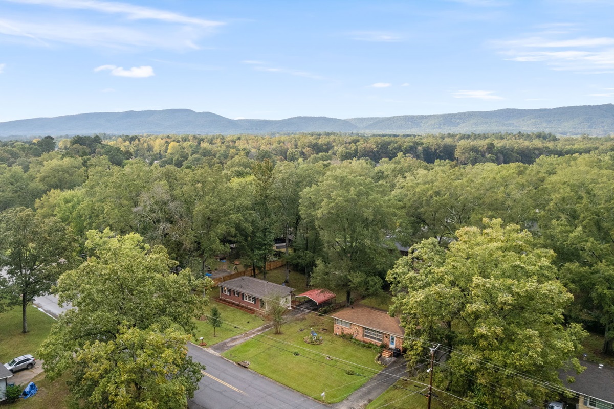 Aerial View of The Cottage on Elliott