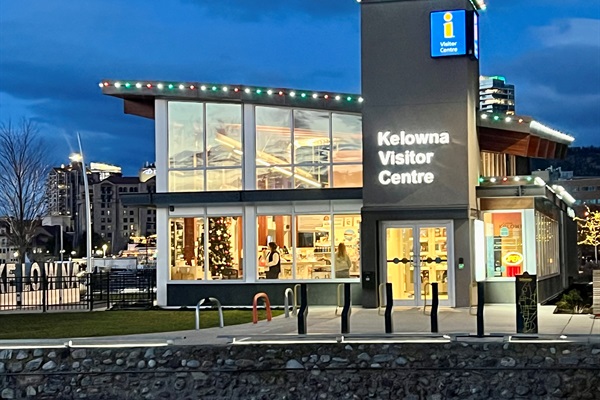Tourism Kelowna on the waterfront