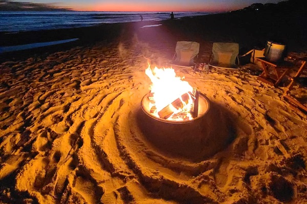 Is the weather a bit too cool to swim?  No worries, grab a blanket and grab your family or friends....or both.  Have a bonfire and roast marshmallows on the beach (with music)! There are so many things to do here that you will always be entertained. 