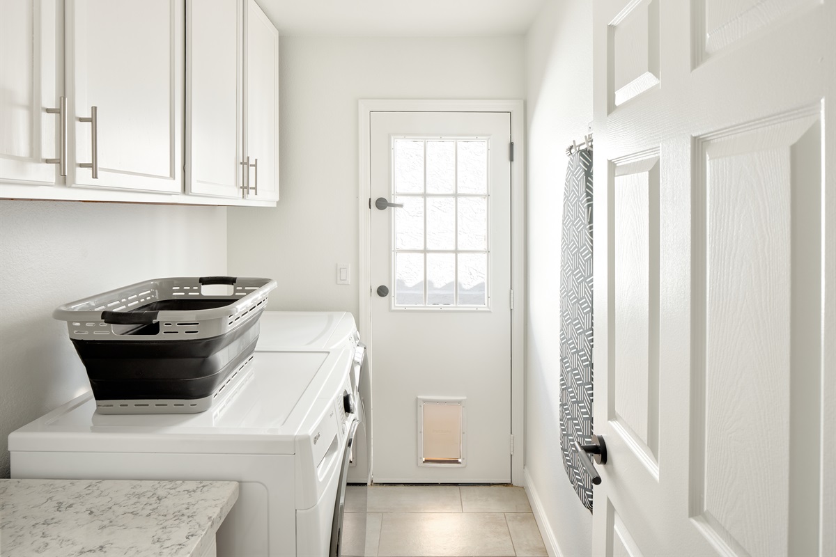 Laundry Room w/Dog Door