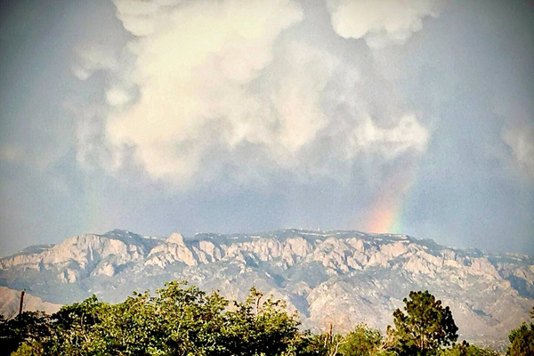 Your view from the top floor. Rainbow not guaranteed. 