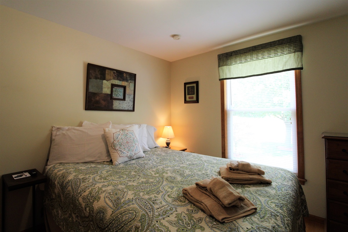 Bedroom #1 with queen bed