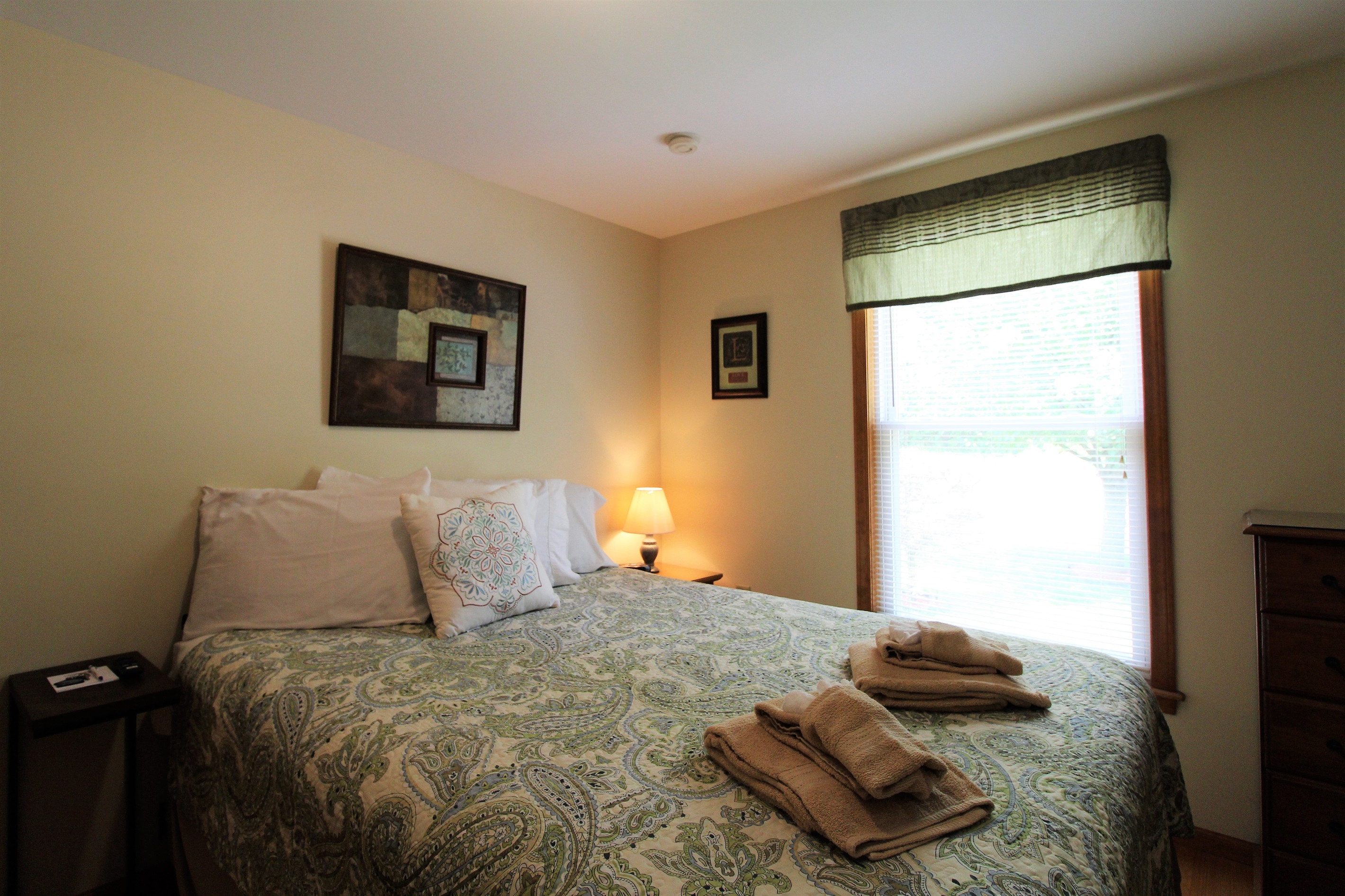 Bedroom #1 with queen bed